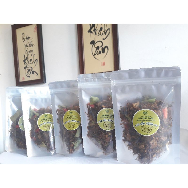Nấm sấy lá chanh ( túi zip 100gr)
